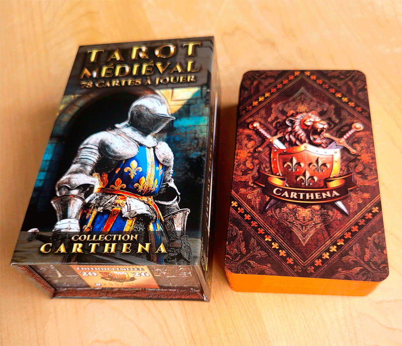 Jeu de Tarot Français Médiéval – Image 2