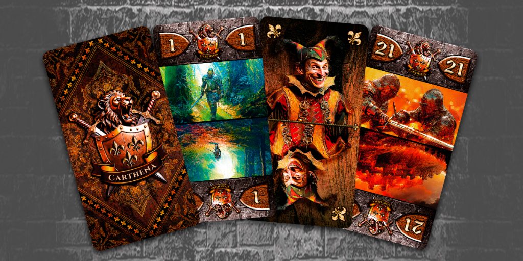 Jeu de Tarot Français Médiéval