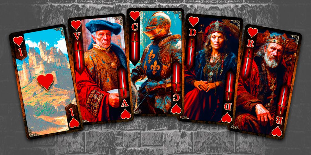 Jeu de Tarot Français Médiéval
