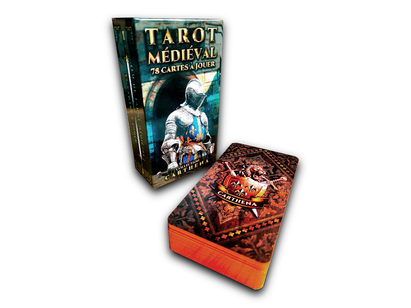 Jeu de Tarot Français Médiéval – Image 2