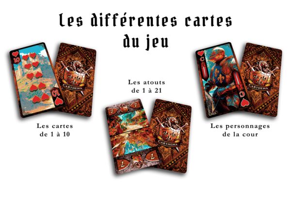 Jeu de Tarot Français Médiéval