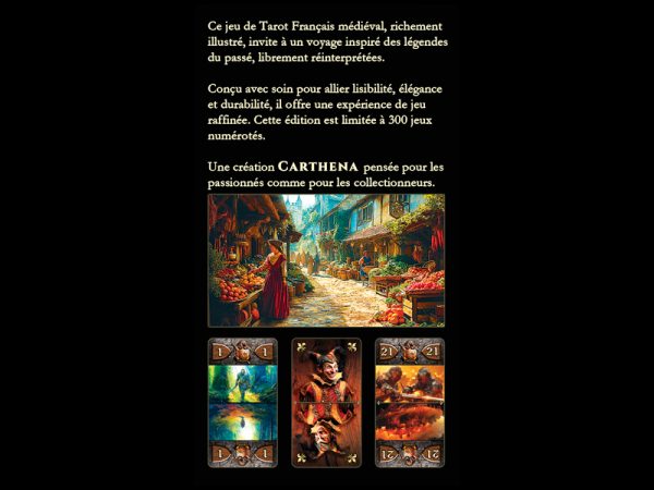 Jeu de Tarot Français Médiéval